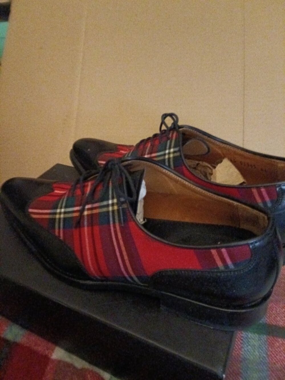 John Mendson "Goodyear" Men's Plaid Shoes Size 10.5 - Picture 3 of 7